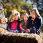 Three Adorable Sisters and Their Precious Cousin | Long Island Fall Photo Children Portraiture Session