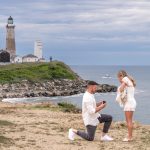 Montauk Lighthouse Proposal | Paige & Bernard Engagement